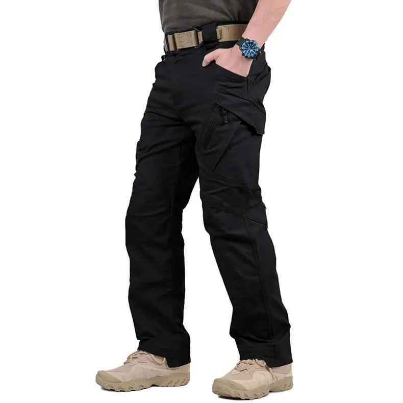 Army Tactical Pants Style Cargo Pants Men IX9 Combat Trousers Casual Work  Trousers SWAT Thin Pocket Baggy Pants S-3XL