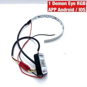 DEMON DEVIL EYES PROJIE BILED RGB Matrix HP ANDROID/IOS BLUETOOTH APP