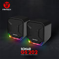 Fantech Sonar GS202 Mobile Gaming Speaker with 360 Surround Sound and Lighting Effects Speaker for PC. 