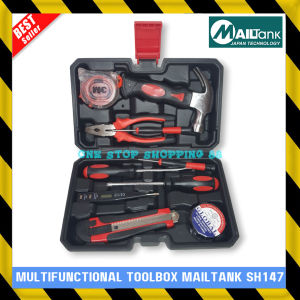 KOPER ALAT PERKAKAS PERTUKANGAN PERBAIKAN MEKANIK MULTI HAND TOOL BOX TOOLBOX TOOLSET TOOLS TOOLKIT KIT SET PERKAKAS OBENG TESPEN TANG PALU METERAN SOLASI ISOLASI CUTTER KATER MAILTANK SH147 LENGKAP KOMPLIT MURAH KUAT HEAVY DUTTY SERBAGUNA PORTABLE