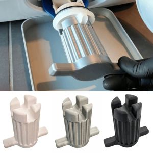 OOC with T-Handle Washing Machine Filter Cap Wrench Tool 96mm Ribbed Grip Deep-Recess Access Spanner Practical 4-Prong Laundry Appliance Maintenance Tool for Filter Caps