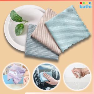 Kain Lap Microfiber Serbaguna 3pcs Multipurpose Cleaning Cloth