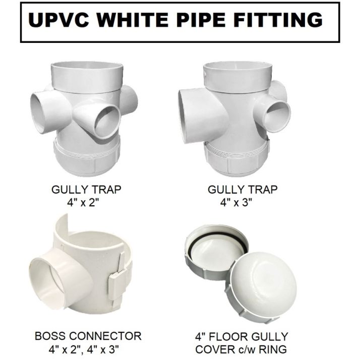 [HOT XKKLHIOUHWH 527] UPVC Pipe Fitting- Boss Connector/ Gully Trap 4 ...