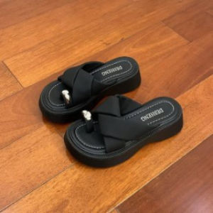 Free Shipping Trendy Platform Sandals With Crisscross Straps WomenS Outdoor Footwear New Summer Style Versatile Silver Platform Sandals