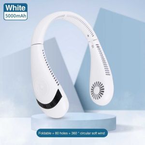 Kipas Angin Gantung Leher Mini Portable Rechargeable 5000mAh