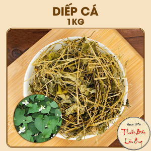 Lá diếp cá khô 1kg trà cây diếp cá thanh lọc cơ thể tốt cho tiêu hóa hỗ trợ sức khỏe