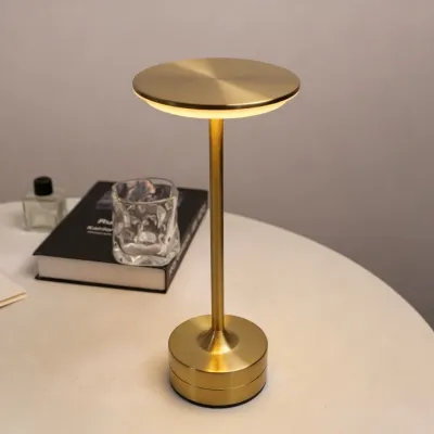 Portable Wireless LED Table Lamp Touch Sensor USB Rechargeable Night Light & Reading Lamp for Bedroom Cafe Hotel Bar