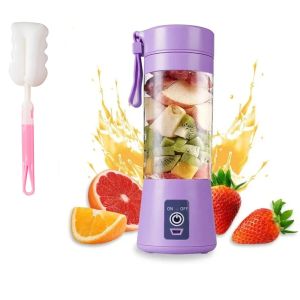 Portable Blender PersonalJuice Blender USB Rchargeable Juicer Cup Take It for Traveling Outdoor Gym Kitchen Blender 380ml