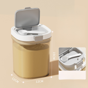 โถเก็บของแบบพกพา กล่องนมผงอเนกประสงค์ กล่องแยกเด็ก