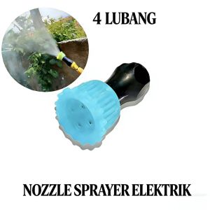 NOZZLE / NOZEL SPRAYER PLASTIK 4 LUBANG LULUS