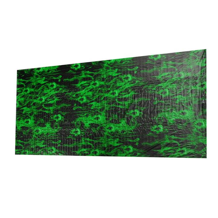 (UKYF) Water Transfer Printing Film Hydrographics Hydro Dipping Kit Skull Green 0.5*2m Lazada