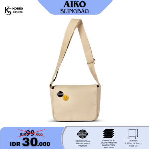 Tapaxco Tas Selempang Pria Wanita Aiko Slingbag Korean Style Casual Kanvas Free 2 Pin Random