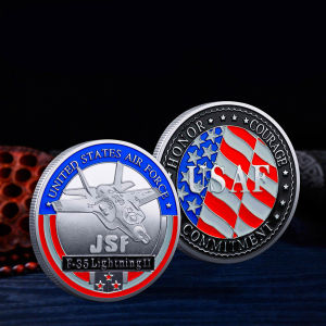 【discount store】USAF Fighter F-35 Lightning II Coin USAF Jet Fighter Coin United States Air Force Challenge Coin