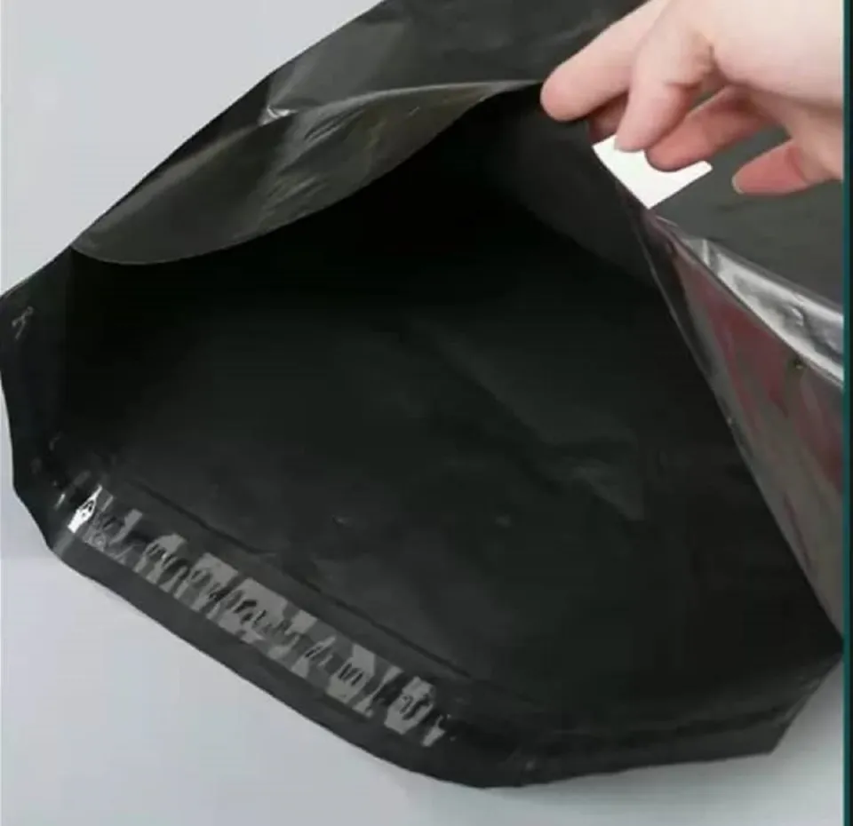 100Pcs Plain Black Pouch For Packaging XS Small Medium Large And