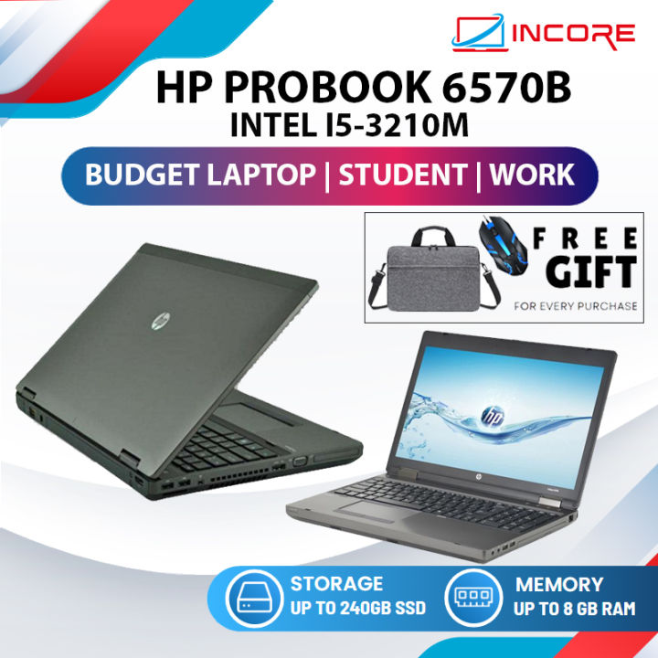 HP Probook 6560B 6570B Intel Core I7-3520M I5-3360M 4GB