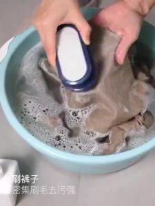 Bàn chải chà chân Chải quần áo giặt giũ vệ sinh đồ đạc có tay cầm tiện lợi Vuadienmay