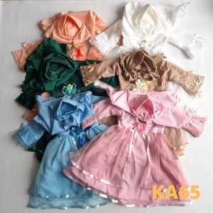 Baju Muslim Bayi Gamis Anak Perempuan 0 6 12 bulan Setelan Hijab Sage Green Lilac Terlaris Korea Trending KAP65