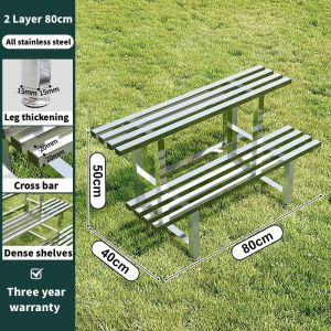 Stainless Steel Stand | Flower Stand Flower Pot Stand | Garden Rack Ladder Rack | Rak Bunga Bertingkat | Plant Stand