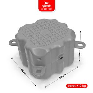 SPEEDS Kubus Apung Plastik HPDE 50x50x40cm Dermaga Apung Kuat Anti Slip Susun Magic Float Bisa Grosir 001-1601