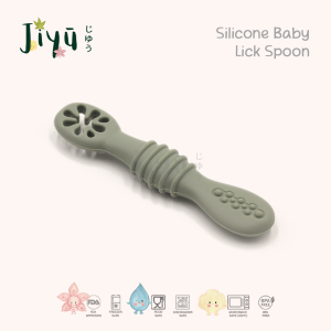 JIYU [JB-033] Silicone Baby Lick Spoon / Sendok Jilat Silikon BPA FREE