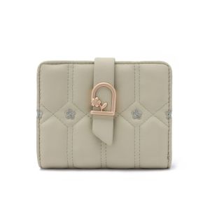 HANAMI Dompet Lipat Wanita Ovidia WA968G3 Branded Hijau Kulit Kartu Atm Terbaru Mewah Mini Kekinian