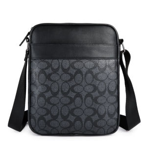 Mens Messenger Bag Waterproof PU Leather Business Sling Shoulder Bag