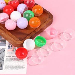🚚【Local Express Delivery】🚚 50Pcs Mini 32MM Clear Transparency Plastic Capsule Toy Ball Tiny Container Making Things Model Gashapon toy