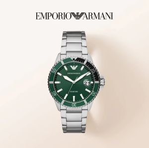 EMPORIO ARMANI AR11338 Mens Diver Chronogrph ของแท้100% นาฬิกาชาย