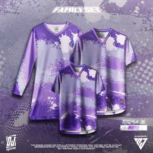 DJ Sport P2 Jersey Abstract Family Set NFL FULLY PRINTING Sublimation Short Sleeve/Muslimah/Size 6-10XL/Jersi Sukan