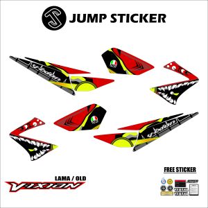 Stiker striping vixion old - lama grafis variasi 033