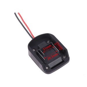 CHLOCH Ổ cắm ba chân Bộ chuyển đổi pin Li-ion có cáp 18V Bộ chuyển đổi đầu ra cho mán điện Di động Bộ chuyển đổi xả cho mán vuông điện 18V Li-ion BL1830 BL1840 BL1850