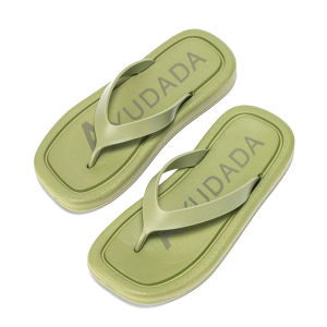 [Free Shipping] Korean-Style Flip-Flops For Home And Travel Thick-Soled High-End Water-Resistant Beach Sandals For Women