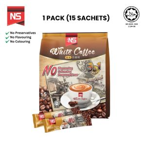 NS 3-in-1 Instant White Coffee  (30g x 15 sticks)