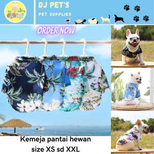 baju anjing dan baju kucing kemeja pantai hewan anabul
