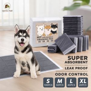 Bamboo Charcoal Pet Training Pads Super Absorbent Thick Deodorant Disposable Leak Proof Dog Cat Potty Urine Mats