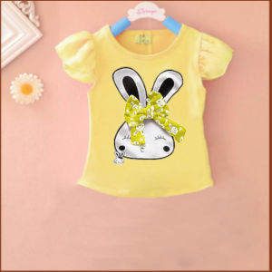 Daigo KAOS KELINCI Kaos Baju Anak Perempuan Bahan Adem Lembut Lengan Pendek Korea Umur 1 2 3 4 Tahun TOKO MVKIDS FUUKA