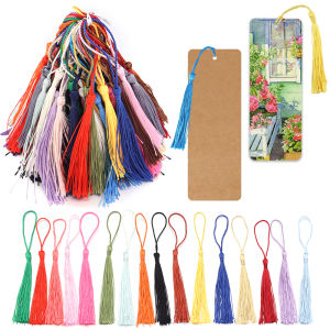 30-100pcs/lot Colorful Polyester Silk Tassel Fringe Cotton Tassels Trim For Sewing Curtains Accessories DIY Bookmark Decoration2026