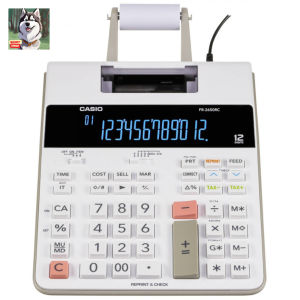 FR-2650RC CASIO เครื่องคิดเลขพิมพ์กระดาษ CASIO 12 หลัก ของแท้ ของใหม่