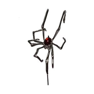 Trendy Halloween Spiders Studs Earrings Elegant Spiders Ear Cuff For Women Suitable For Halloween And Festivals