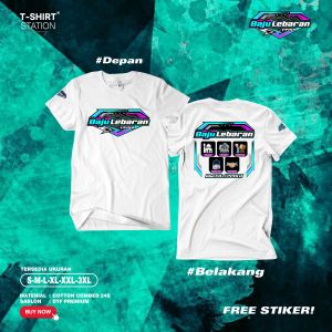 Kaos Baju Lebaran 1445H Combed 24s Tebal