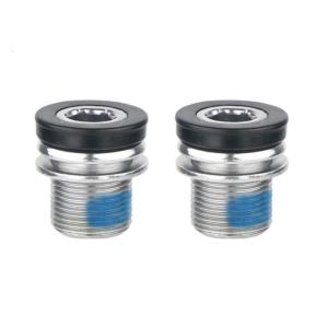 2Pcs Hexagonal Crank Arm Fixing Bolts Metal Bicycles Crank Bolts Screws for Square Cranksets and Bottom Brackets