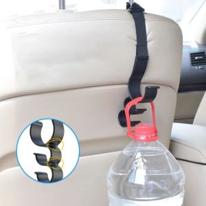 TKC28 Universal Car Back Seat Hook 3 Hook Space Saving Car Rear Seat Hanger Convenient Large Load-bearing Headrest Umbrella Holder Car Interior