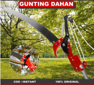 GUNTING DAHAN TARIK Telescopic Alat Potong Dahan gergaji