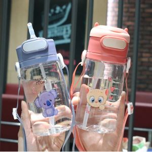 Botol Minum Seliya Anak Karakter Animal Dilengkapi Sedotan 550 ML 2661 BPA FREE