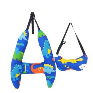 Kids Car Safety Pillow/Sleeping Pillow/Removable Washable Liner/Boys and Girls Seat Belts