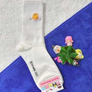 Korean Socks- New Sanrio Melody Cinnamoroll Hangyodon Badtz Kuromi -White Iconic Socks