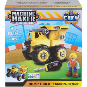 NIKKO TOYS MACHINE MAKER - JUNIOR BUILDER DUMP TRUCK 20CM (QNKT400115)