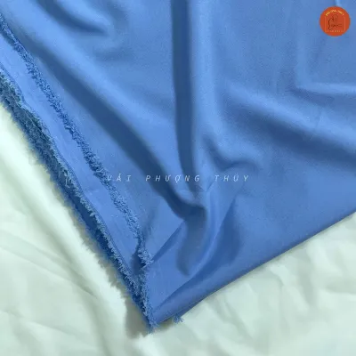 MÀU 2 Vải Lụa nhật dòng vải trơn may đầm váy và đồ bộ chất lụa 100D co giãn may áo sơ mi đồ kiểu khổ ngang 1m50 Phượng Thúy