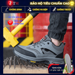 Giày Bảo Hộ Lao động 707 Giày lao động nam Giầy bảo hộ chống đinh chống trượt chống va đập giày lao động kevlar lót mũi thép