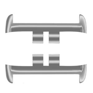 Metal Link Watchband Connectors Attachment for Choice ROSSINI 2i Smartwatch Easy to Attach Ensures Secure Connection 2x